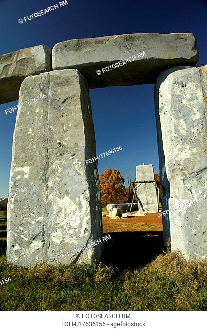 Natural Bridge, VA, Virginia, Shenandoah Valley, Foamhenge, foam henge, replica of Stonehenge