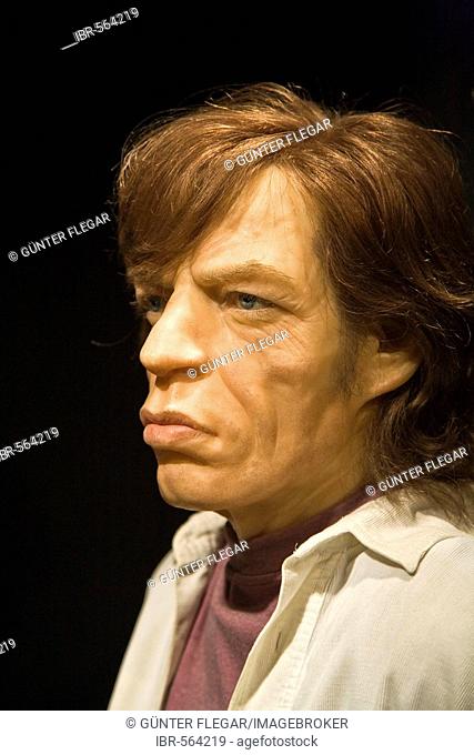 Sir Michael Phillip Jagger Mick Jagger as a wax figure Wax museum of Prague Czechia