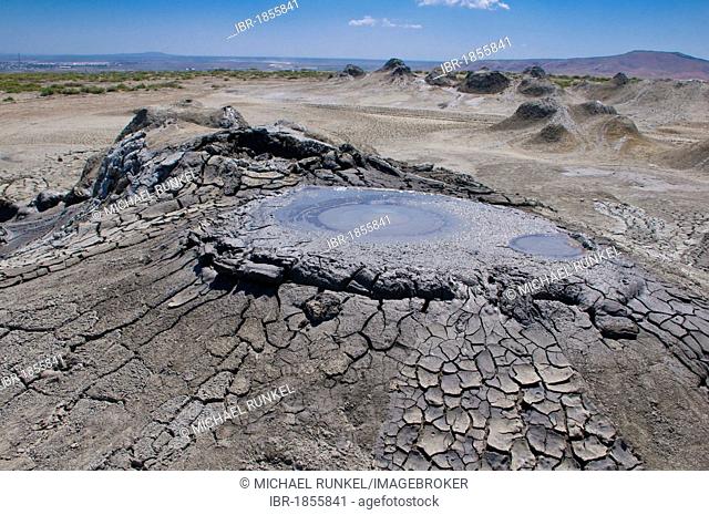 Mud volcanoes in Azerbaijan, Middle East