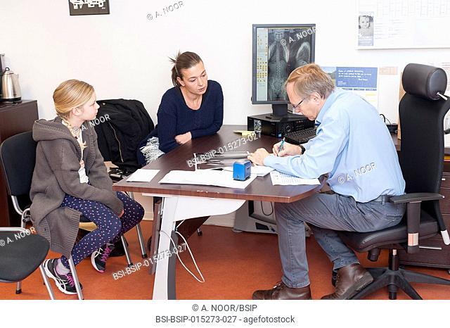 Reportage in the Rossetti Centre in Nice, France, during Professor Griffet?s monthly consultations. He is an orthopedic surgeon from Grenoble Hospital