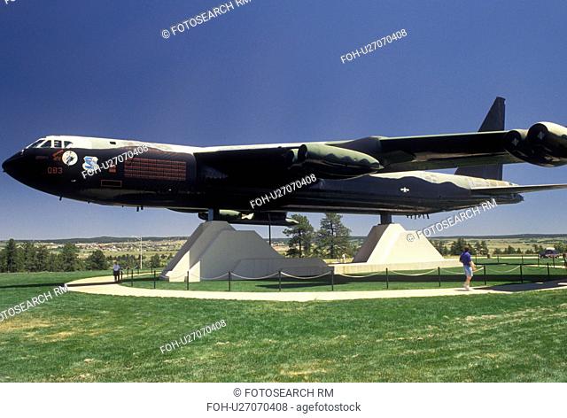 B-52, air force, Colorado Springs, CO, Colorado, A B-52 Bomber is displays on the campus of the U.S. Air Force Academy in Colorado Springs