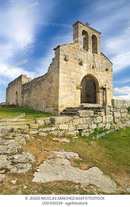 Ruins of the castle church in the Historic Village of Castelo Mendo, in Beira Alta of Guarda District  Portugal