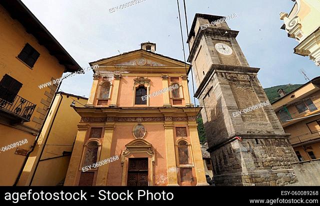 Cappella della Confraternita di Santa Marta (meaning St Martha confraternity chapel) in Quincinetto, Italy