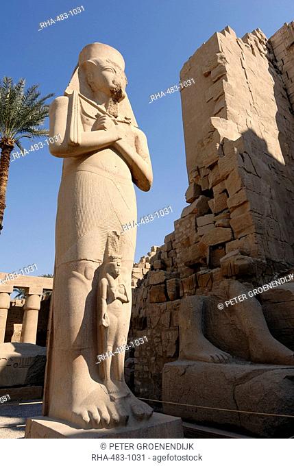 Temple of Karnak, near Luxor, Thebes, UNESCO World Heritage Site, Egypt, North Africa, Africa