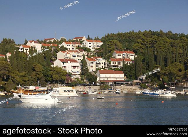 Port of Cavtat, Dubrovnik Riviera, Dalmatian coast, Croatia