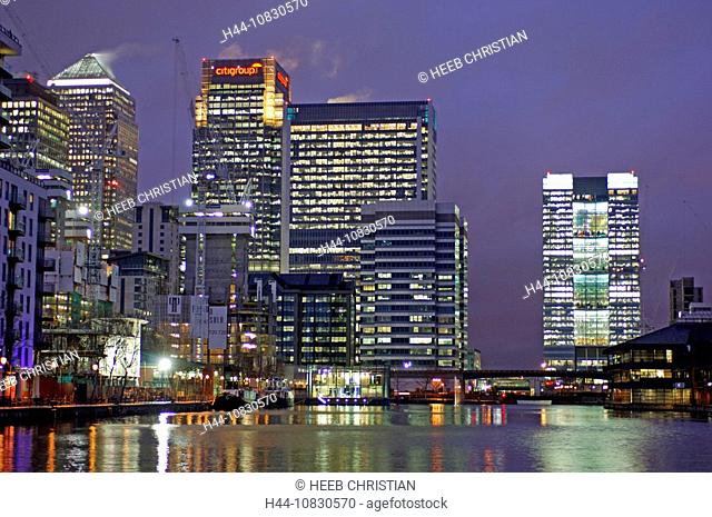 UK, London, Canary Wharf, Docklands, Great Britain, Europe, United Kingdom, England, Europe, City, Skyline, Skyscraper