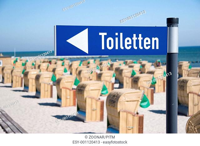 Sign Toiletten