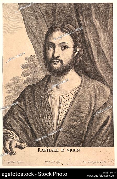 Raphael. Etcher: Wenceslaus Hollar (Bohemian, Prague 1607-1677 London); Artist: After Raphael (Raffaello Sanzio or Santi) (Italian