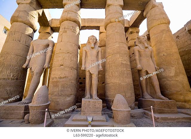Temple of Luxor (ancient egyptian city of Thebes). Luxor. Egypt