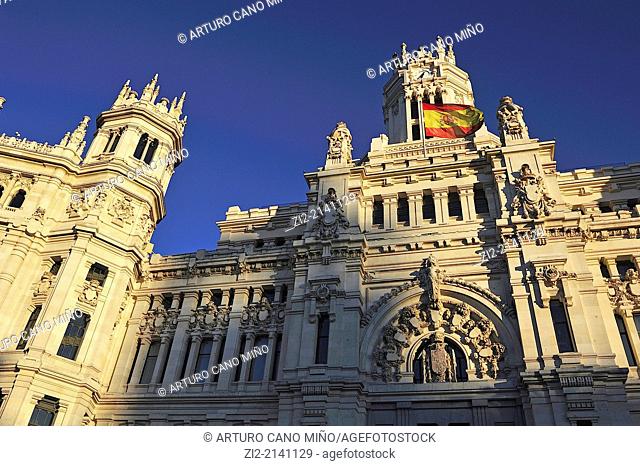 City Hall, Plaza de la Cibeles, Madrid, Spain