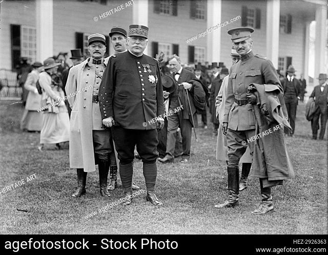 Allied Commission To U.S. Remon; Joffre; Lt. S. Crosby, 1917. Creator: Harris & Ewing