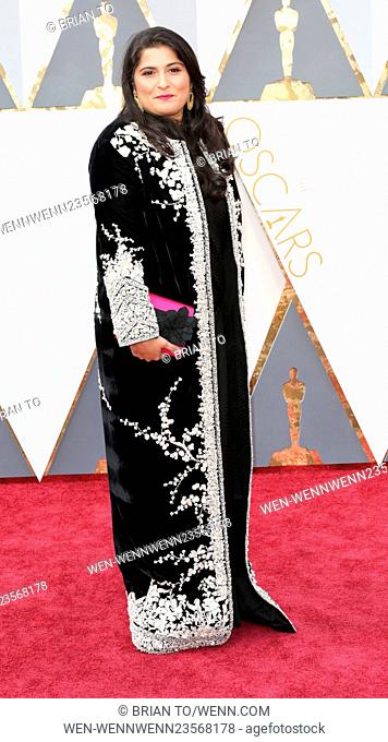 Celebrities attend 88th Annual Academy Awards at Hollywood & Highland Center in Hollywood. Featuring: Sharmeen Obaid-Chinoy Where: Los Angeles, California