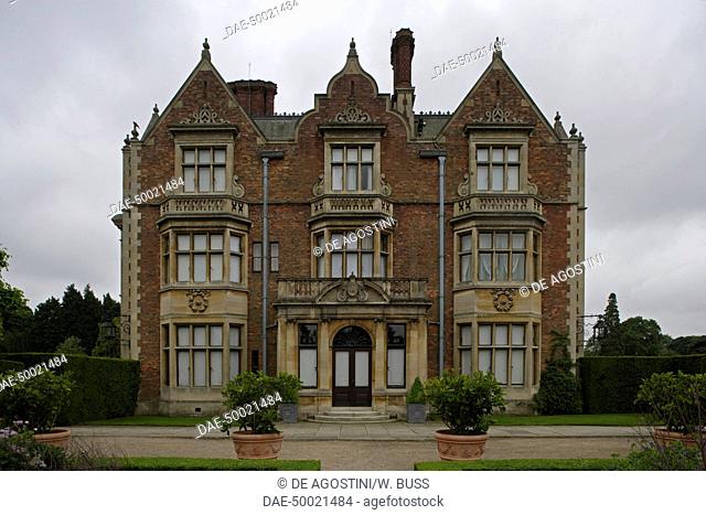 Sandringham house (19th century), architect Albert Jenkins Humbert (1822-1877), country residence of the British royal family, Sandringham, Norfolk