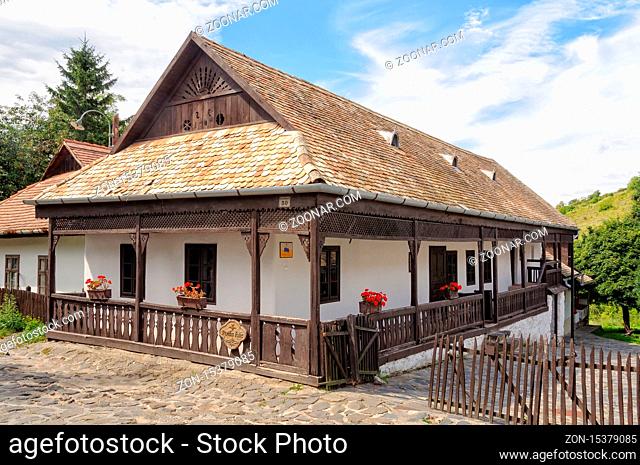 A traditional Paloc farmhouse in the UNESCO World Heritage village - Holloko, Hungary