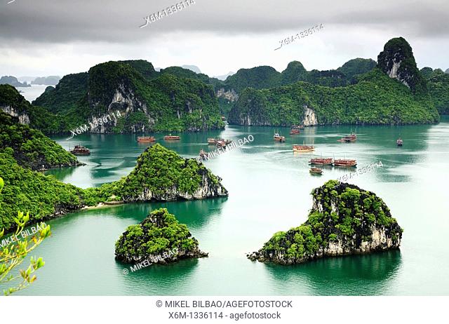 Ha Long Bay  Qung Ninh province, Vietnam