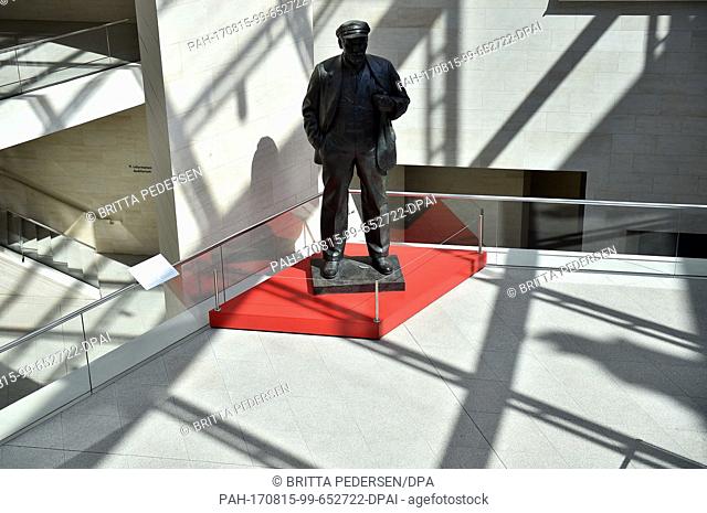 The ""Eislebener Lenin"" statue standing in the foyer of the exhibition hall of the German Historical Museum in Berlin, Germany, 15 August 2017. The 3
