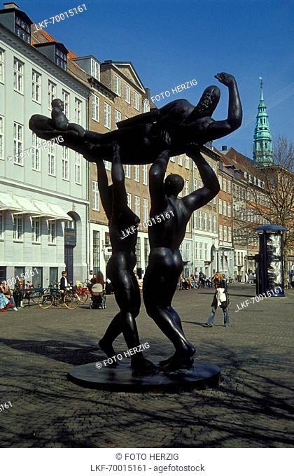 Sculpture, Gammel Strand, Copenhagen Denmark