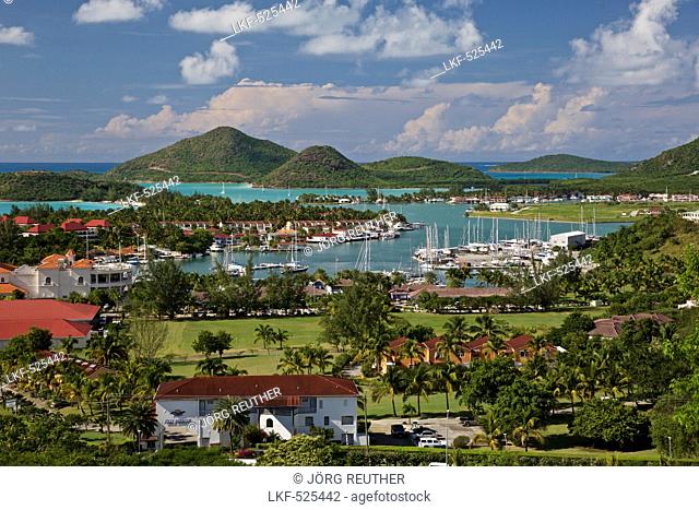 Jolly Harbour, Antigua and Barbuda, Leeward Antilles, Lesser Antilles, Caribbean
