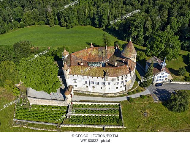 Oron castle, Château d'Oron, Oron-le-Châtel, Vaud, Switzerland