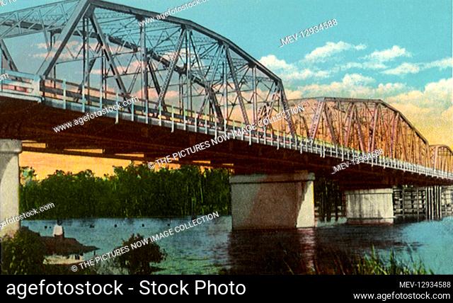 Neches River Bridge. Beaumont