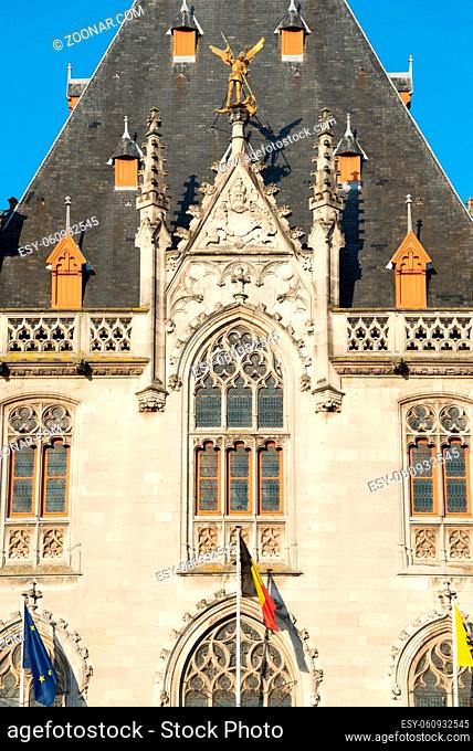 Provinciaal Hof - Province Court used as a government meeting house. Bruges, Belgium