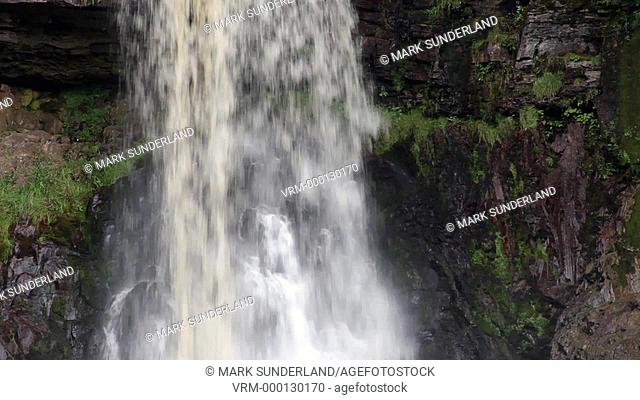 Thornton Force on the Ingleton Waterfalls Trail near Ingleton North Yorkshire England