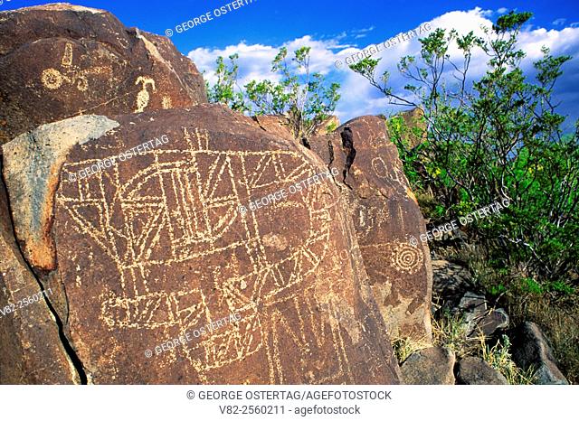 Petroglyph, Three Rivers Petroglyph Site, New Mexico