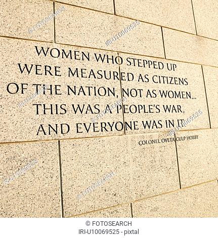 World War II Memorial in Washington, D.C., USA