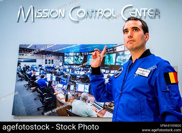 Raphael Liegeois pictured during a visit to the NASA Lyndon B. Johnson Space Center in Houston, United States of America on Saturday 09 December 2023