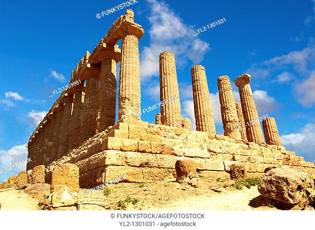 Greek Temple of Juno Lacina, Agrigento, sicily