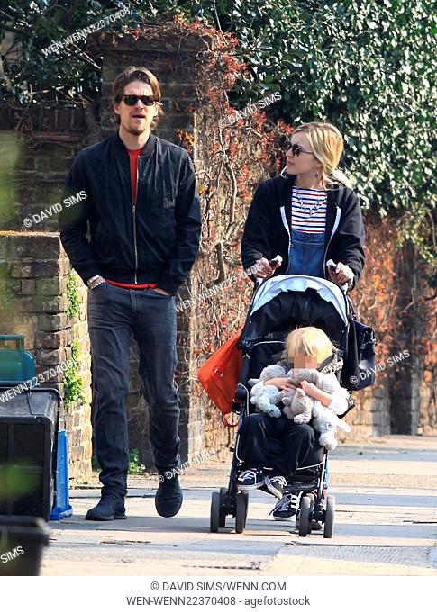 Fearne Cotton and Jessie Wood go for a morning stroll in the sunshine with their son Rex the week it was announced the BBC Radio 1 DJ will voice the Teletubbies...