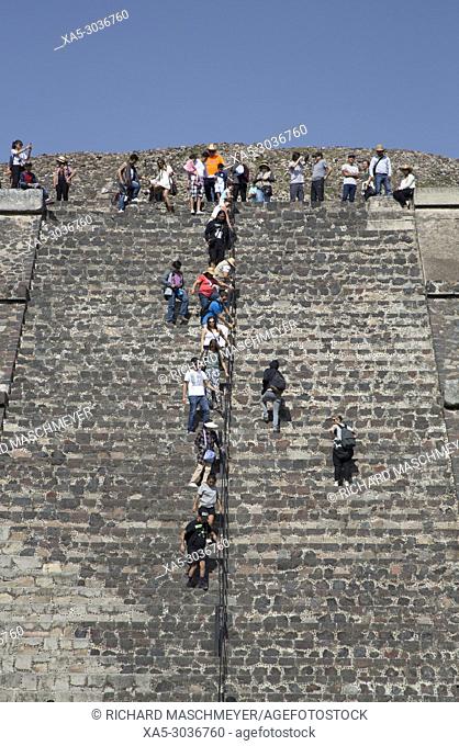 Pyramid of the Moon, Teotihuacan Archaeological Zone, State of Mexico, Mexico