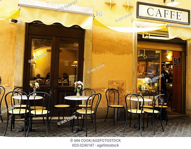 outdoor cafe, Rome, Italy