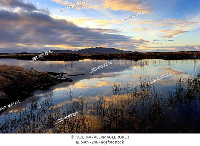 Irish landscape, Connemara, County Galway, Republic of Ireland