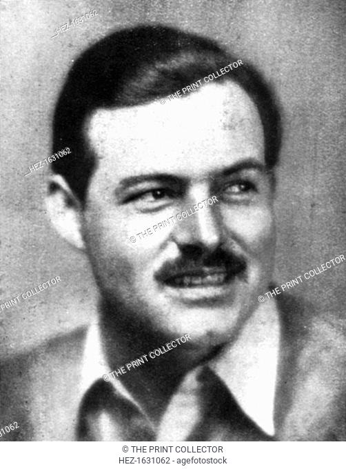 Ernest Hemingway (1899-1961), American novelist, early 20th century. For a serious writer, Hemingway achieved a rare cult-like popularity during his lifetime