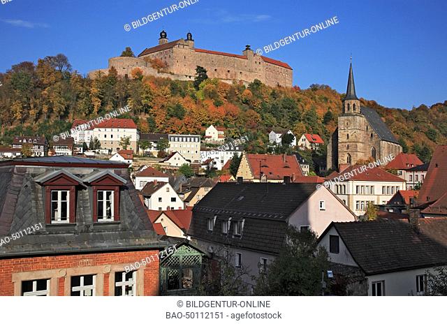 Castle Plassenburg at Kulmbach, Upper Frankonia, Bavaria, Germany