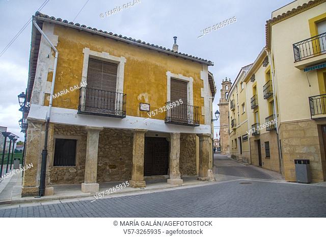 Street. Almonacid de Zorita, Guadalajara province, Castilla La Mancha, Spain