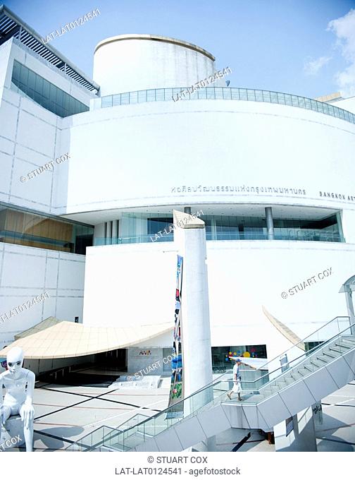 The Bangkok Arts Centre is a large modern building and cultural centre