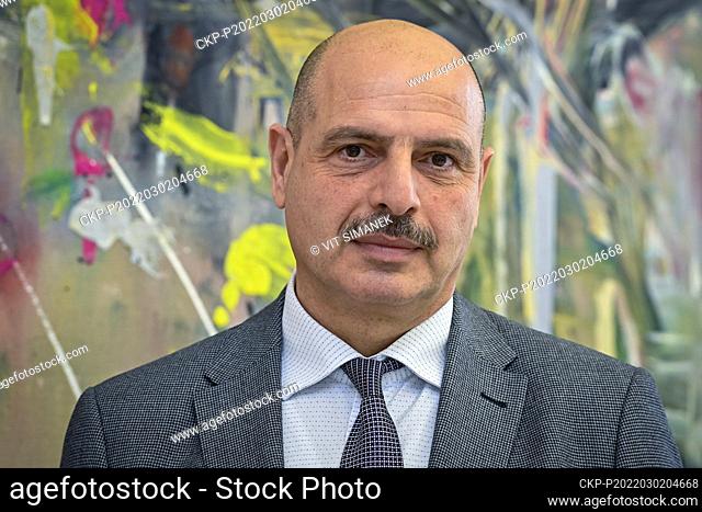 Artur Gevorkyan poses at press conference on IPO of Slovak company Gevorkyan on Prague Stock Exchange (BCPP) in Prague, Czech Republic, on Wednesday, March 2nd
