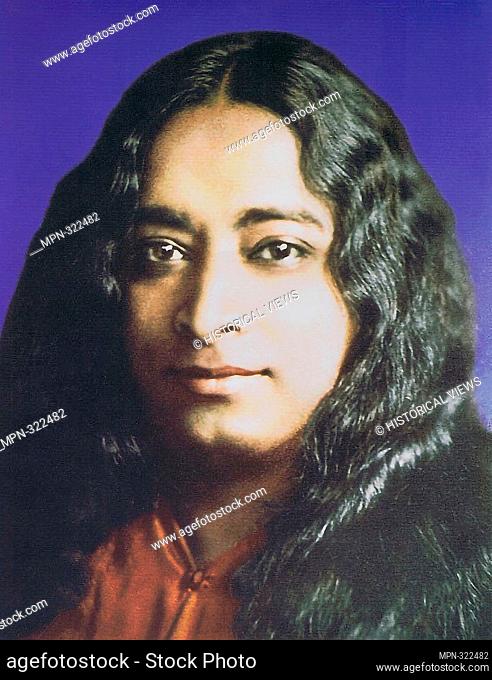 Paramahansa Yogananda (Gorakhpur, January 5, 1893 died in Los Angeles, March 7, 1952). He was a Hindu guru, a forerunner of yoga in the West