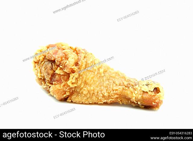 isolated deep fried drumsrick chicken
