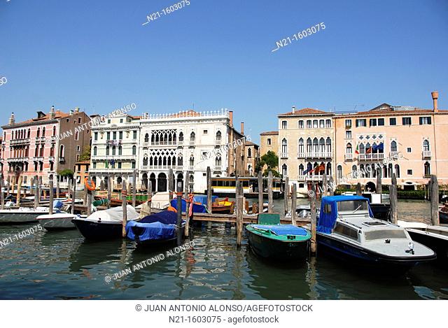 Grand Canal, Venice, Veneto, Italy, Europe
