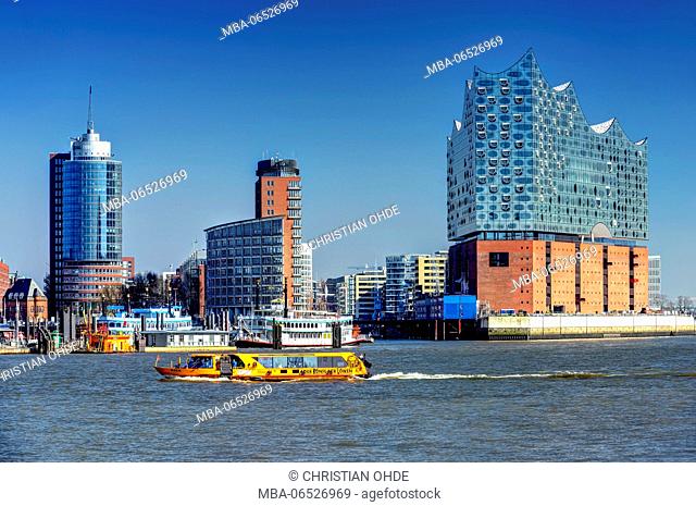 Elbphilharmonie in the Hamburg harbour, Germany, Europe