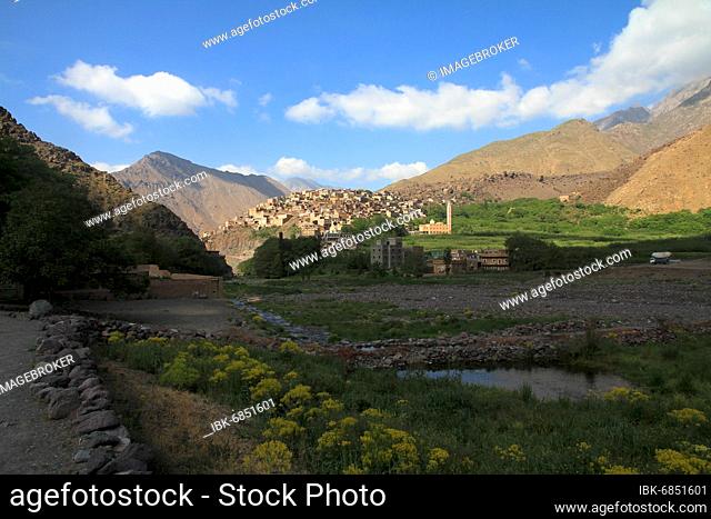 The mountain village of Aremd in the High Atlas south of Marrakech Morocco