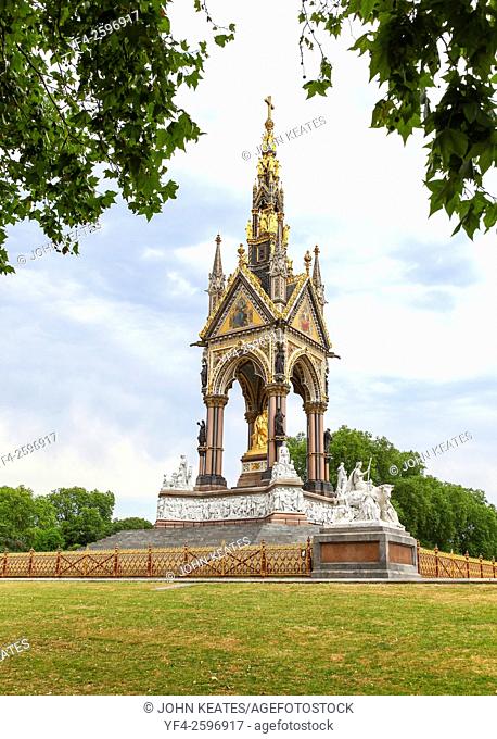 The Albert Memorial is situated in Kensington Gardens, London, directly to the north of the Royal Albert Hall. It was commissioned by Queen Victoria in memory...