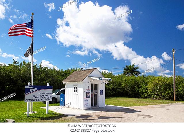 Ochopee, Florida - The smallest post office in the United States, formerly an irrigation pipe shed