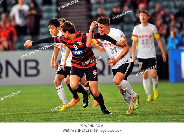 Western Sydney Wanderers vs. China's Guizhou Renhe compete in the Asian Champions League group stage match. The Western Sydney Wanderers won, 5-0