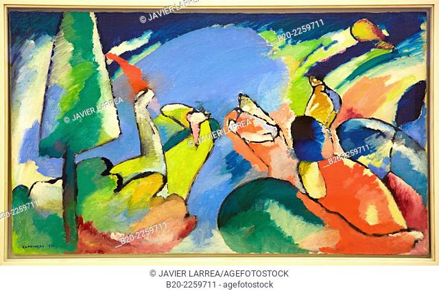 Improvisation XIV, 1910. Vassily Kandinsky. Centre George Pompidou. Musee National d'Art Moderne. Paris. France