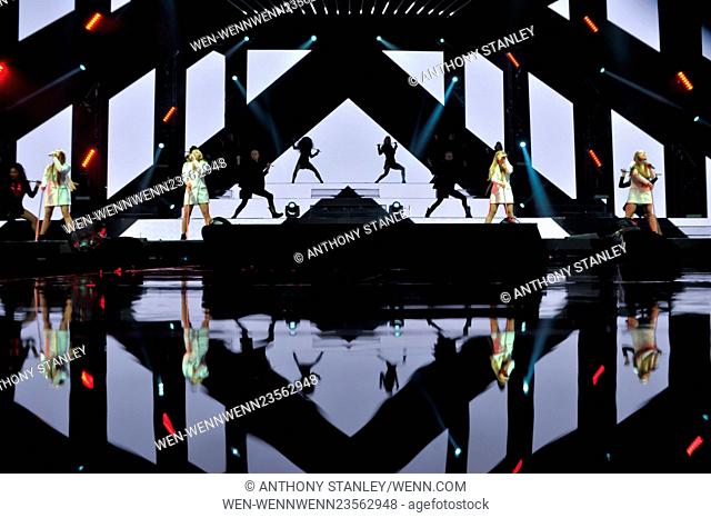 'The X Factor' Live Tour 2016 at the Genting Arena Featuring: 4th Impact Where: Birmingham, United Kingdom When: 27 Feb 2016 Credit: Anthony Stanley/WENN