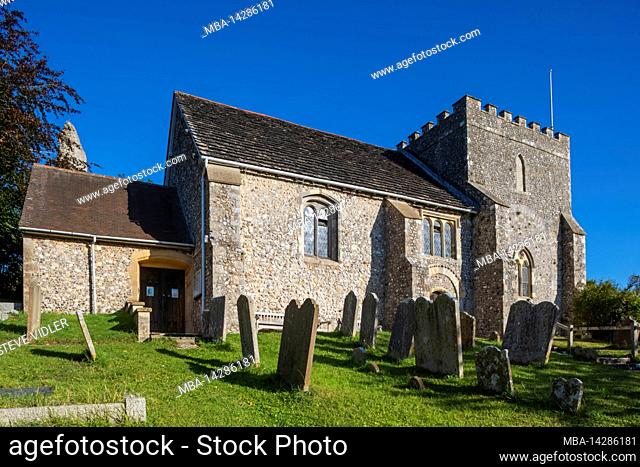 England, West Sussex, Steyning, Bramber, St.Nicholas Church